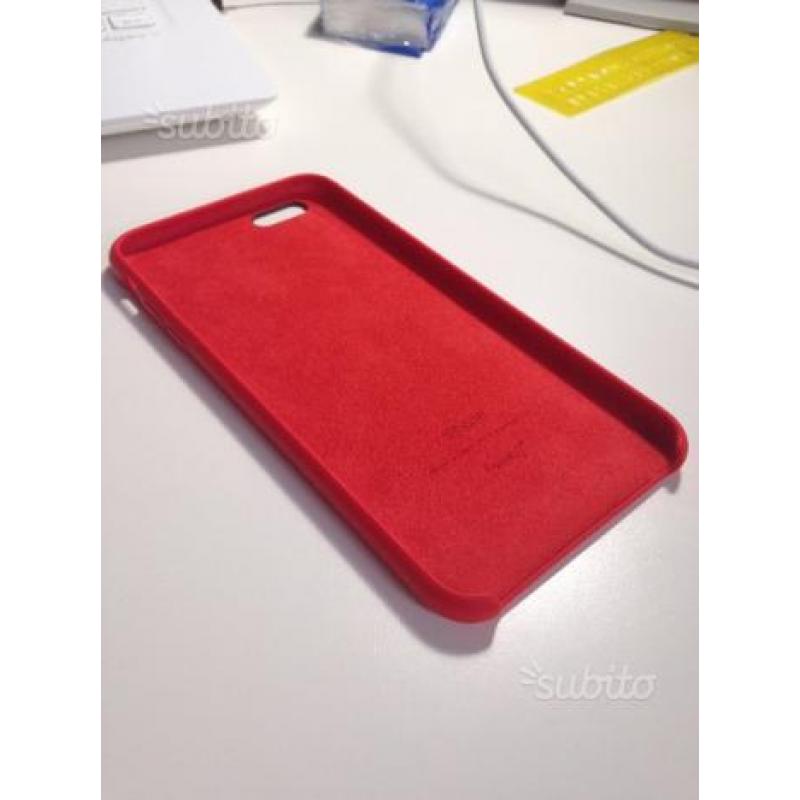 Cover iPhone 6/6 plus originale rossa silicone