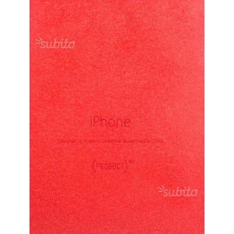 Cover iPhone 6/6 plus originale rossa silicone