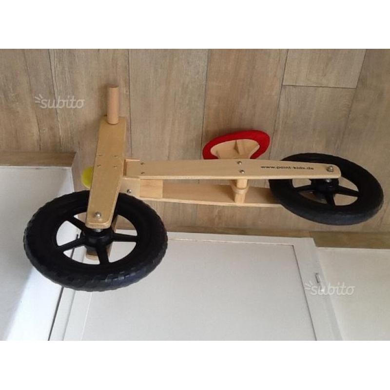 Bicicletta senza pedali 12 pollici legno