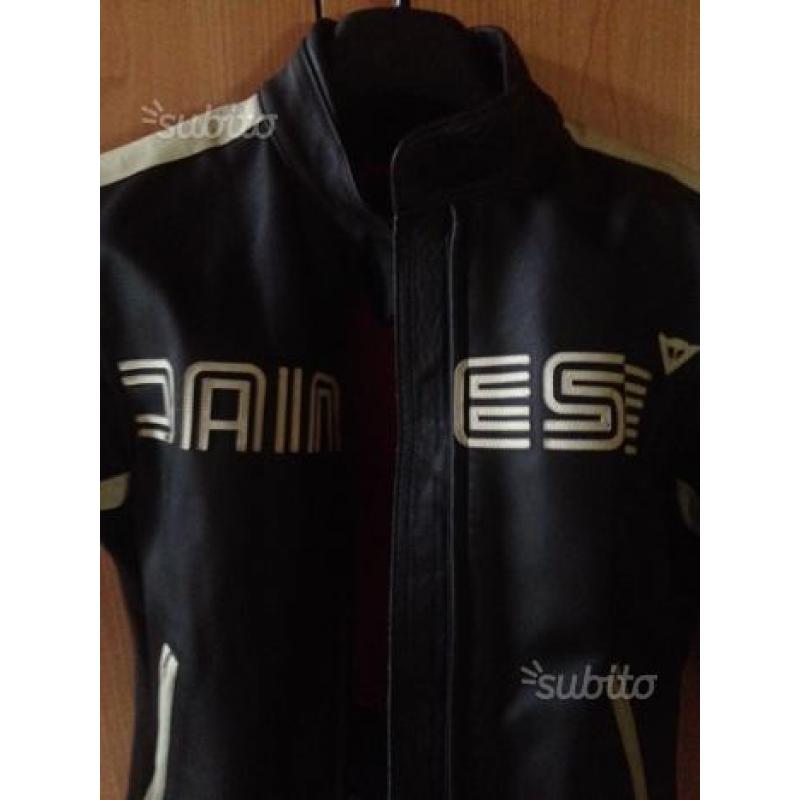 Giubbotto pelle donna motociclista Dainese Tg.40