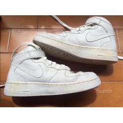 AIRFORCE Nike bianche alte ORIGINALI, 38 e mezzo