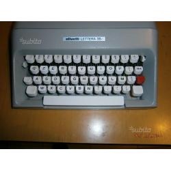 Macchina da scrivere anni 80 90 Olivetti lettera35