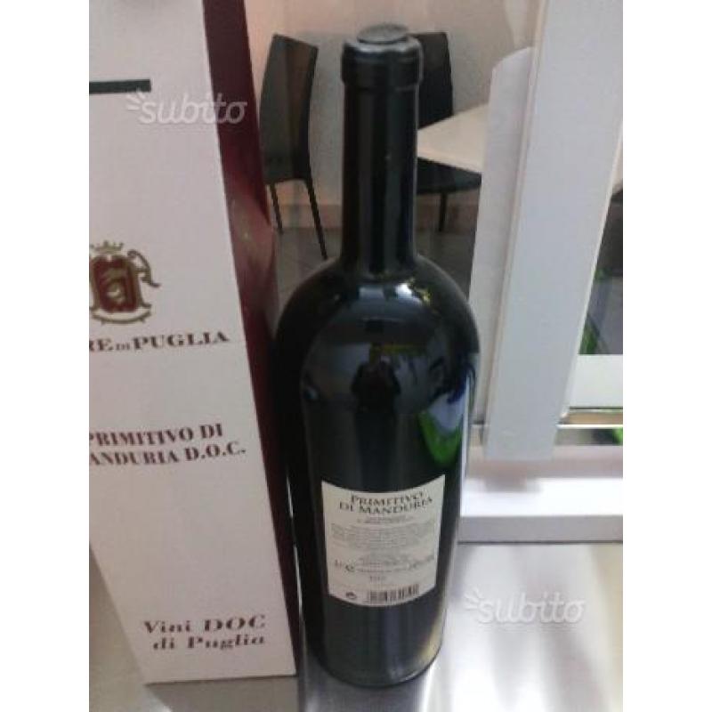 Bottiglione di vino primitivo di Manduria da 3 lit