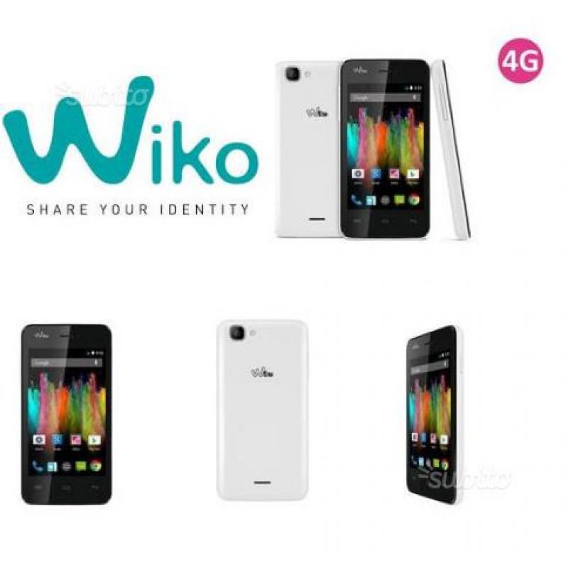 WIKO KITE "4g" smartphone Bianco/Fucsia