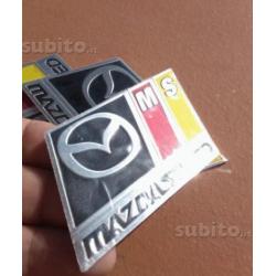 EMBLEMA ALLUMINIO MAZDA speed