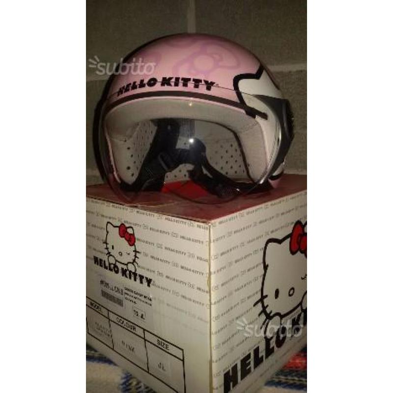 Casco bambina hello kitty