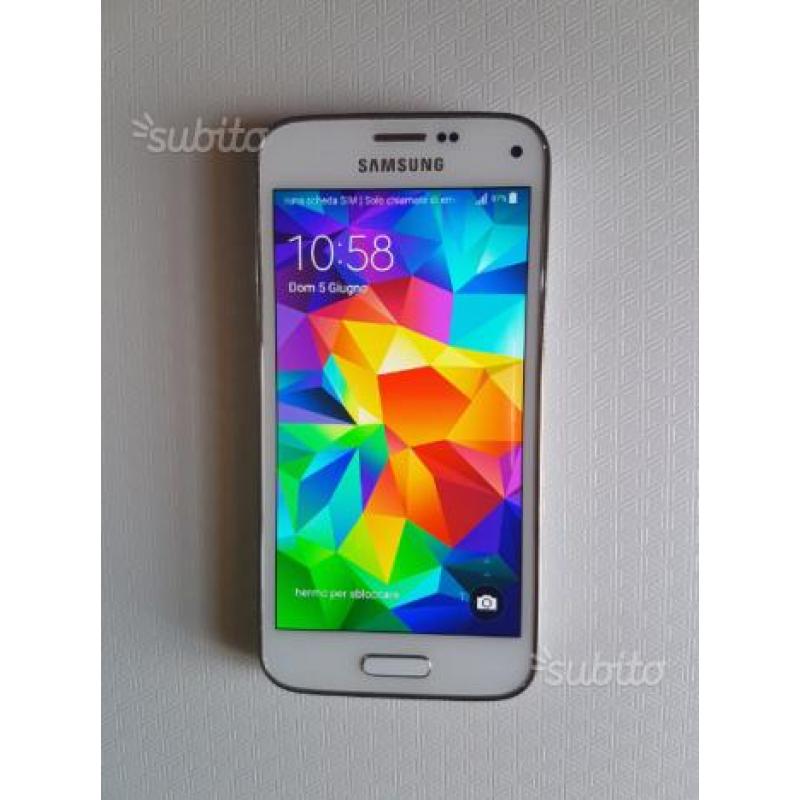 Galaxy s5 mini bianco, originale Samsung come nuov