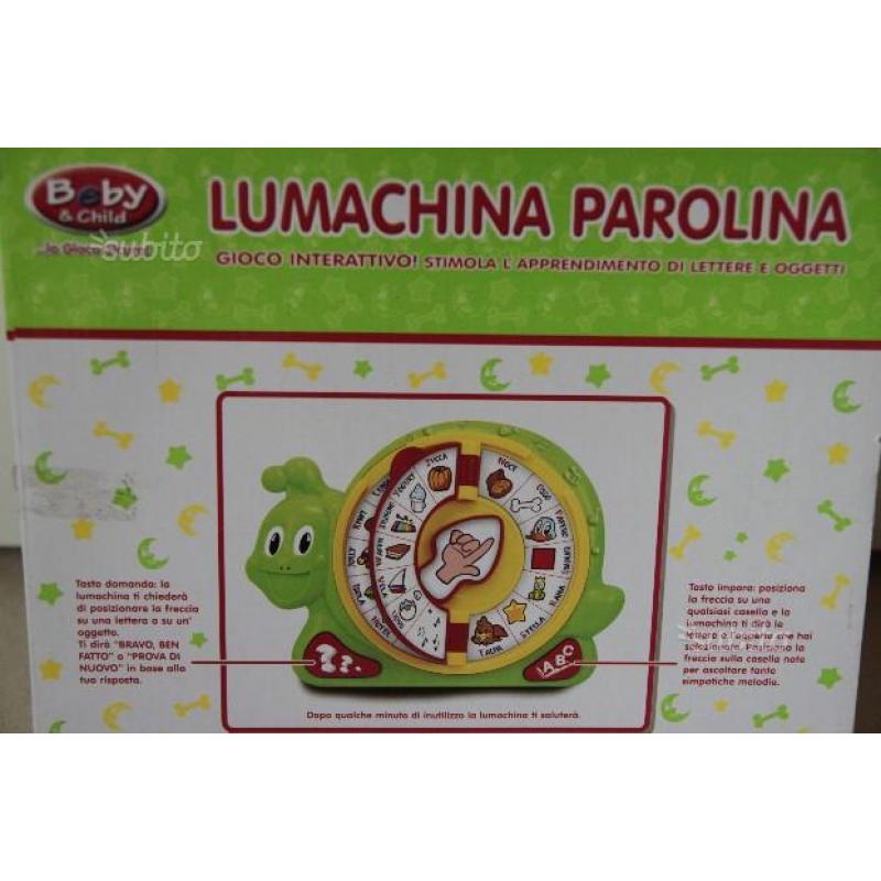 Gioco lumachina parlante