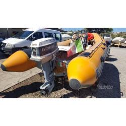 Gommone jokerboat 450+fuoribordo 25/35 hp evinrude