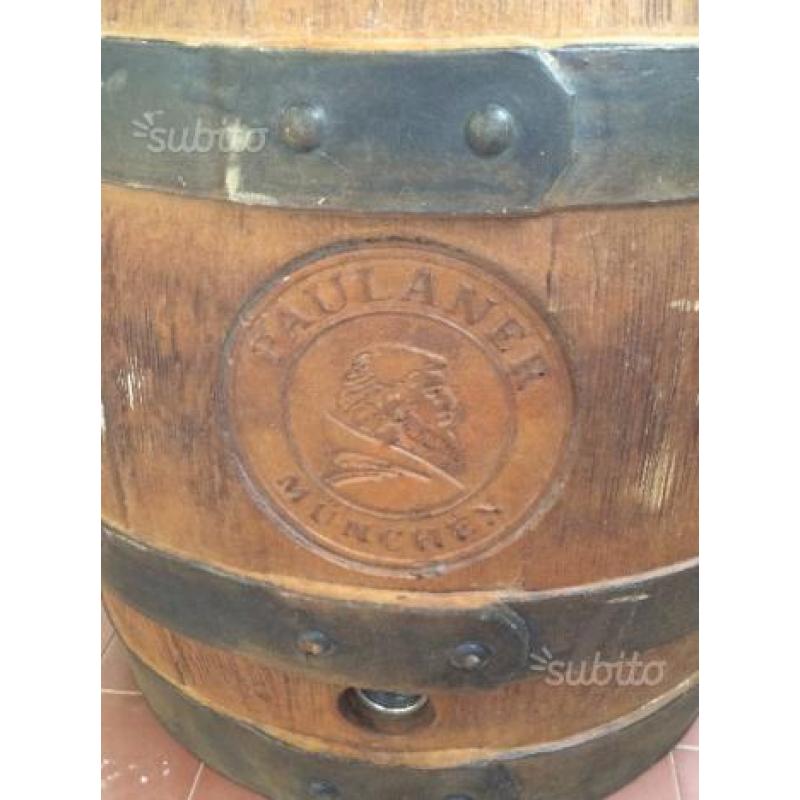 Botte di legno Paulaner Munchen vintage