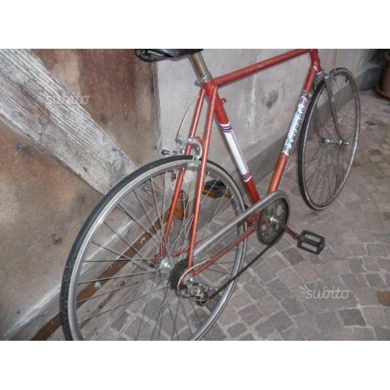 Bici da corsa anni 70 con manubrio da passeggio