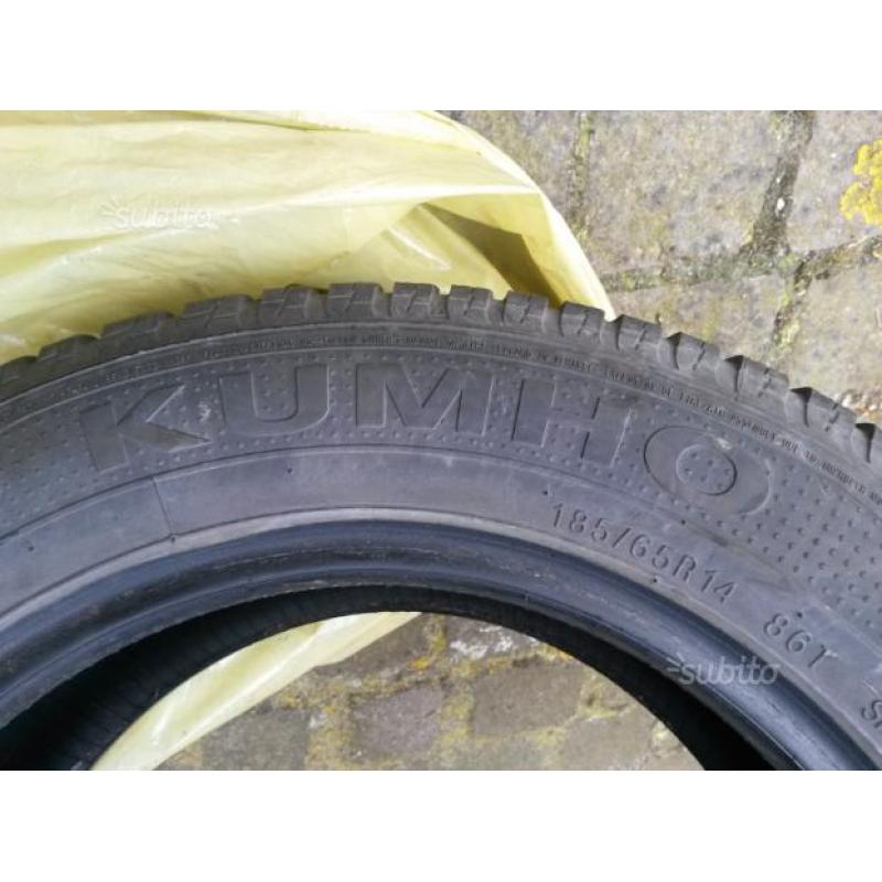 N. 4 gomme kumho 185-65-14 86 T