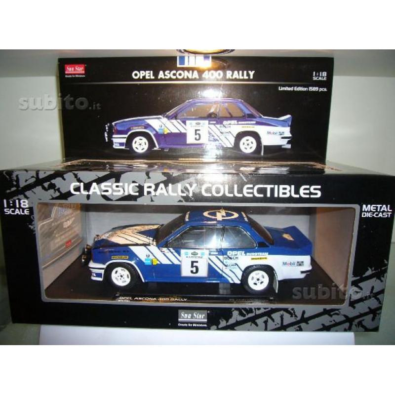 Opel Ascona 400 Acropolis Rally 1981 1:18 SunStar