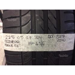 Gomme 225 45 17 goodyear usate estive