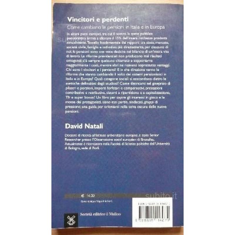 Libro Vincitori e perdenti di David Natali