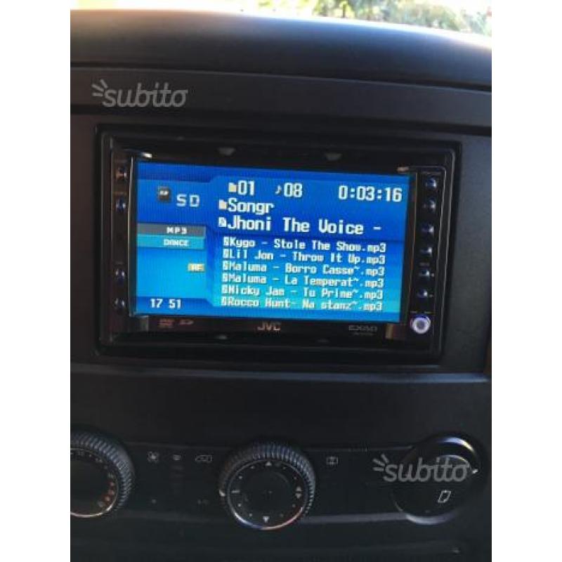 Autoradio doppio din JVC dvd sd