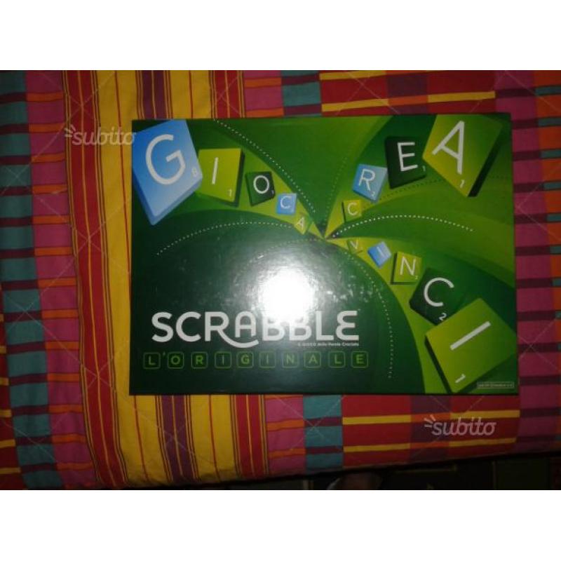 Gioco in scatola scrabble nuovo