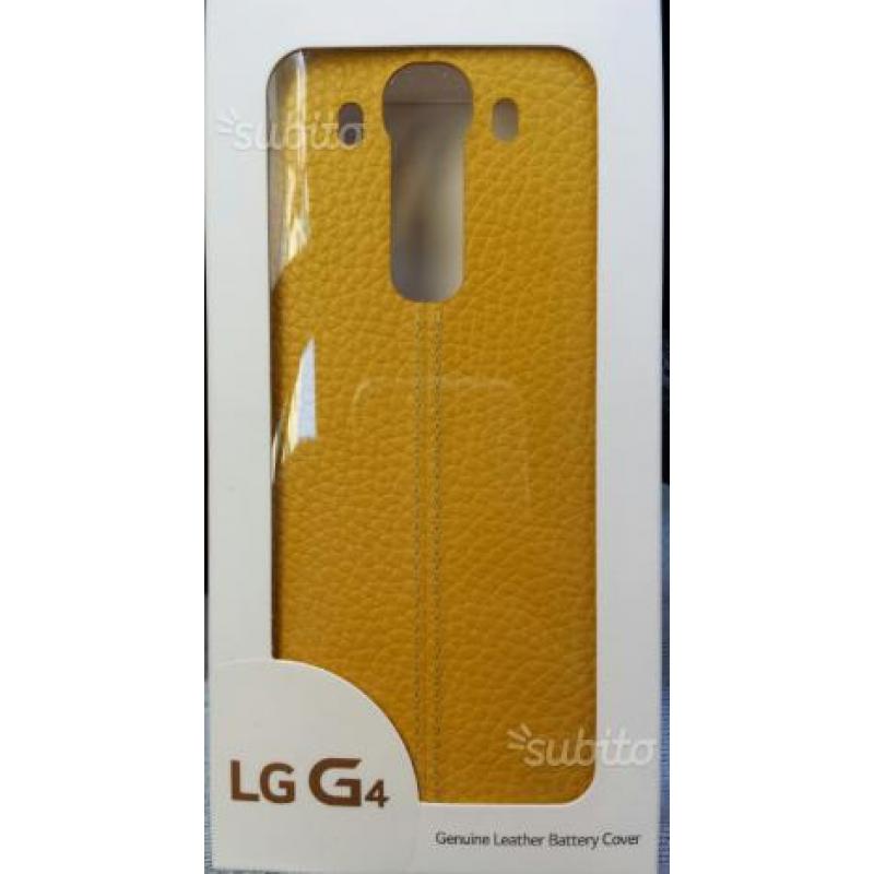 Back Cover originale in pelle per lg g4