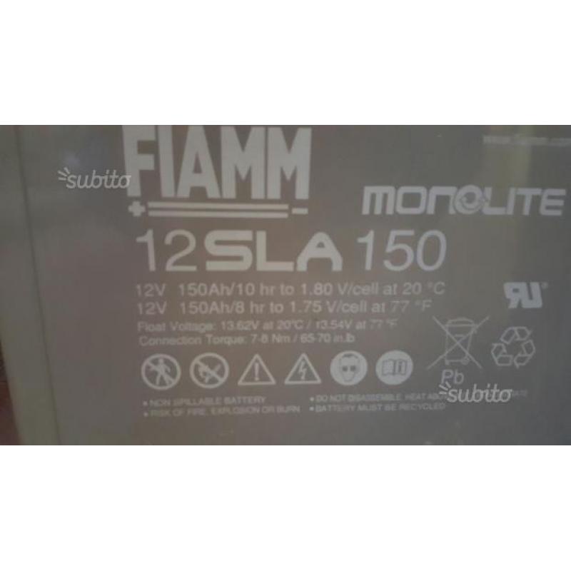 Batteria Fiamm 150ah 12Volts