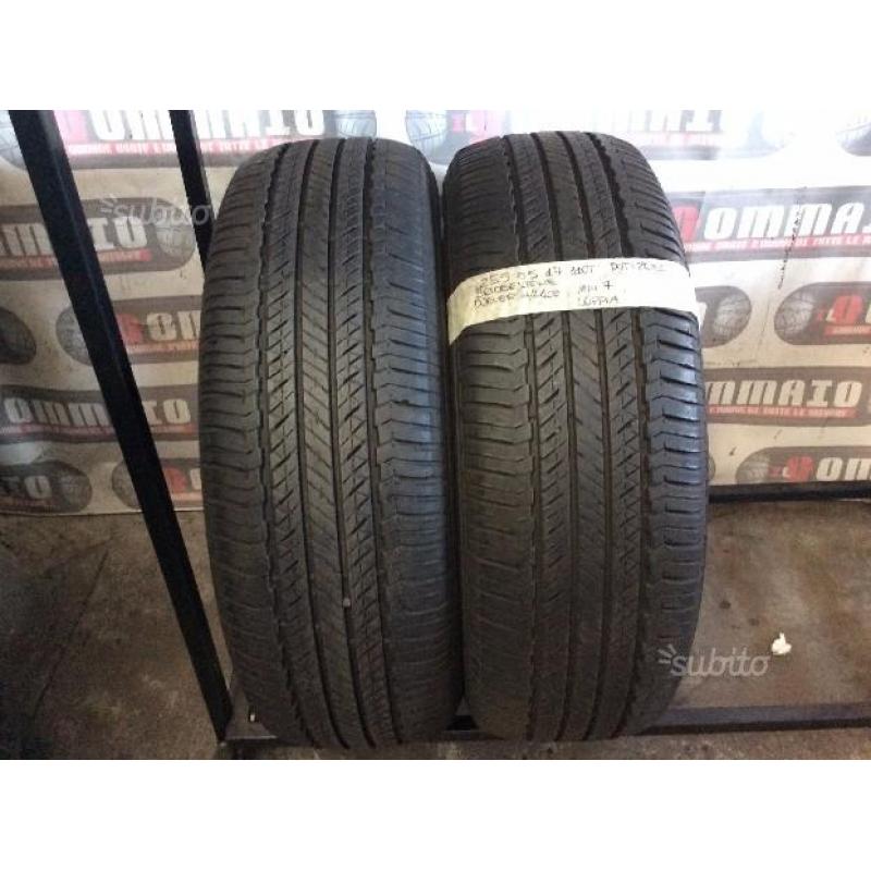 Gomme 255 65 17 bridgeston usate estive