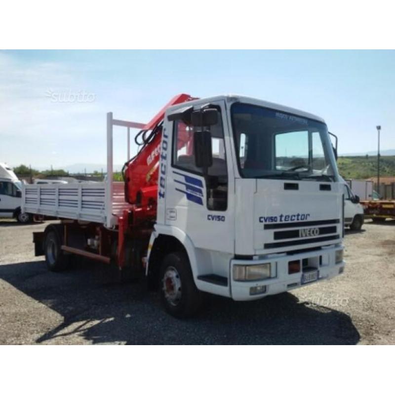 IVECO EuroCargo 80E15 Gru Ferrari + Ribaltabile