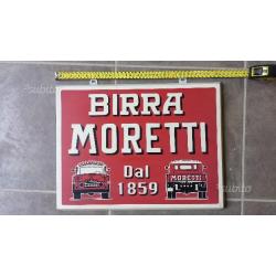 Targa Pubblicitaria BIRRA MORETTI