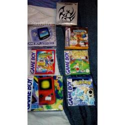 GAME BOY 1°ediz. + G.B. ADVANCE+ ADVANCE SP+GIOCHI