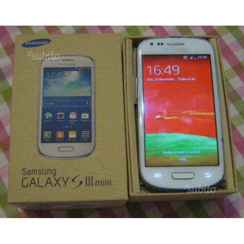 Samsung S3 MINI GT i8200 bianco