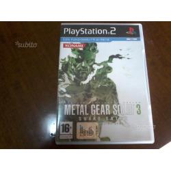 Gioco per ps2 Metal Gear Solid 3