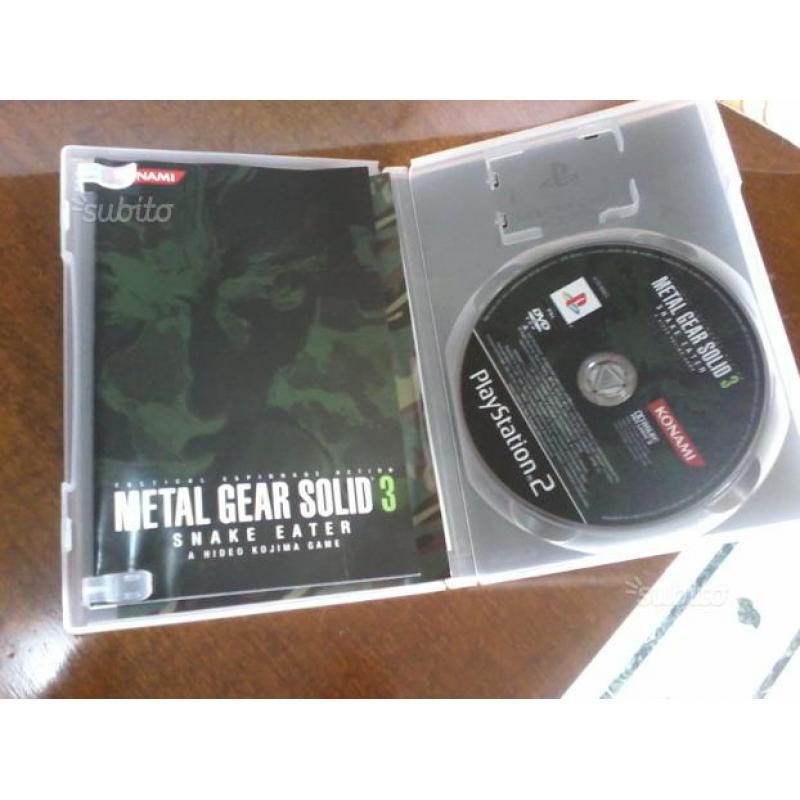 Gioco per ps2 Metal Gear Solid 3