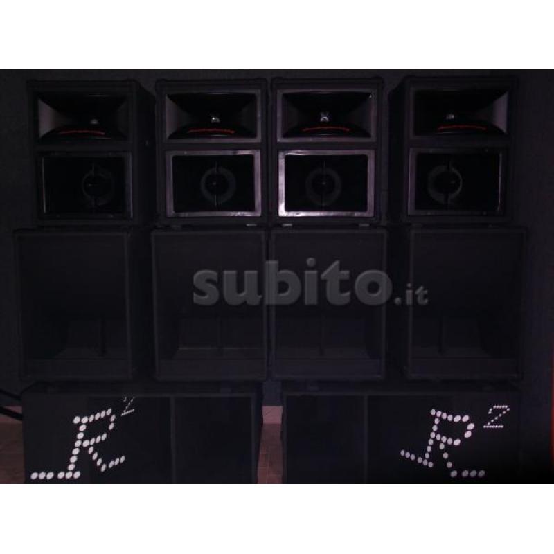 Impianto audio discoteca turbosound