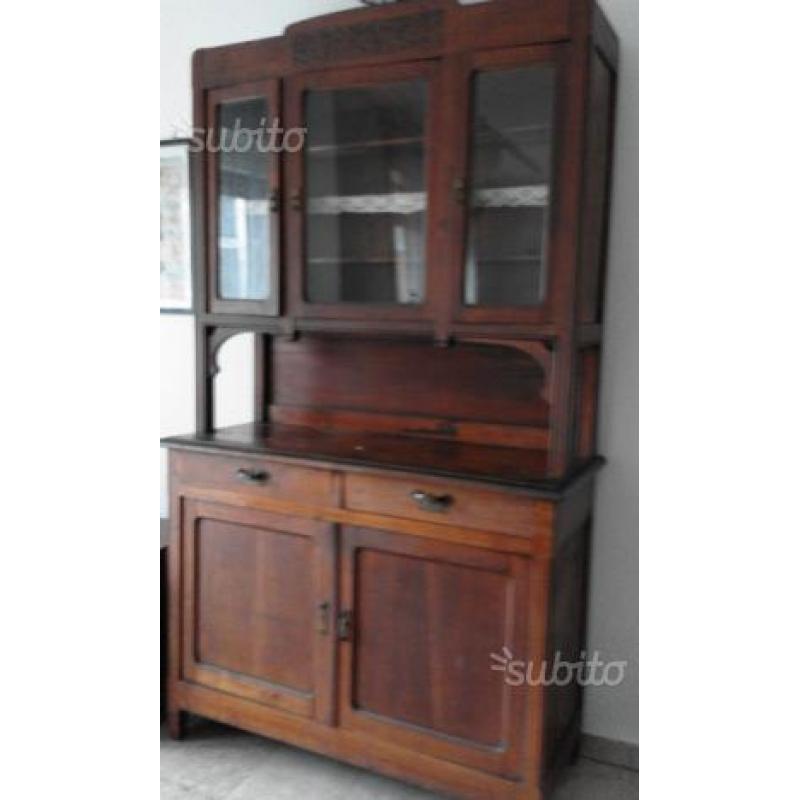 Credenza anni '20 in ciliegio massiccio, originale