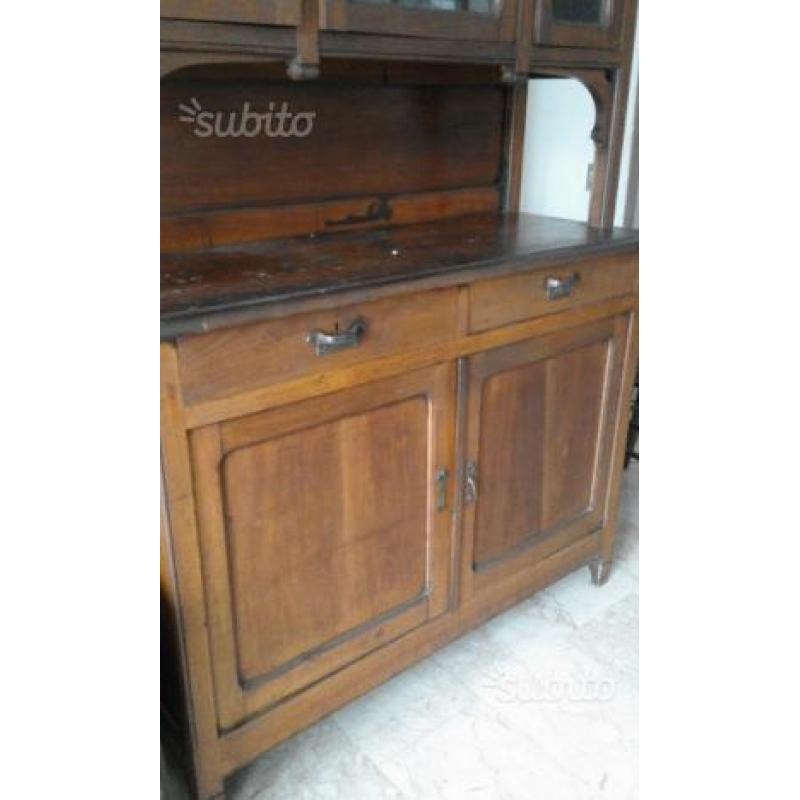 Credenza anni '20 in ciliegio massiccio, originale