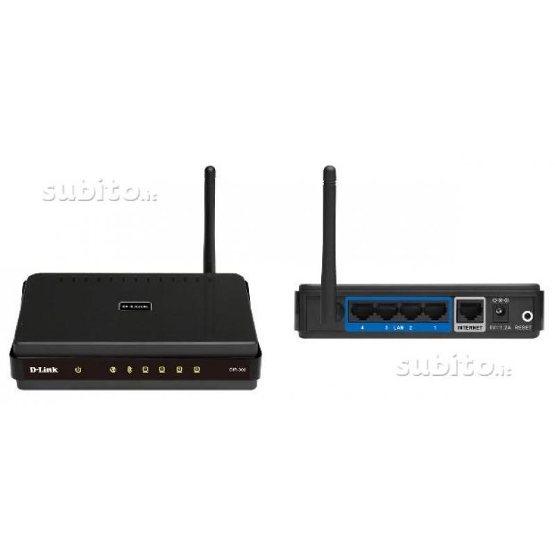 Router d-link d 300 + modem starcom