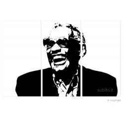 Quadro pop art Ray Charles 60x120