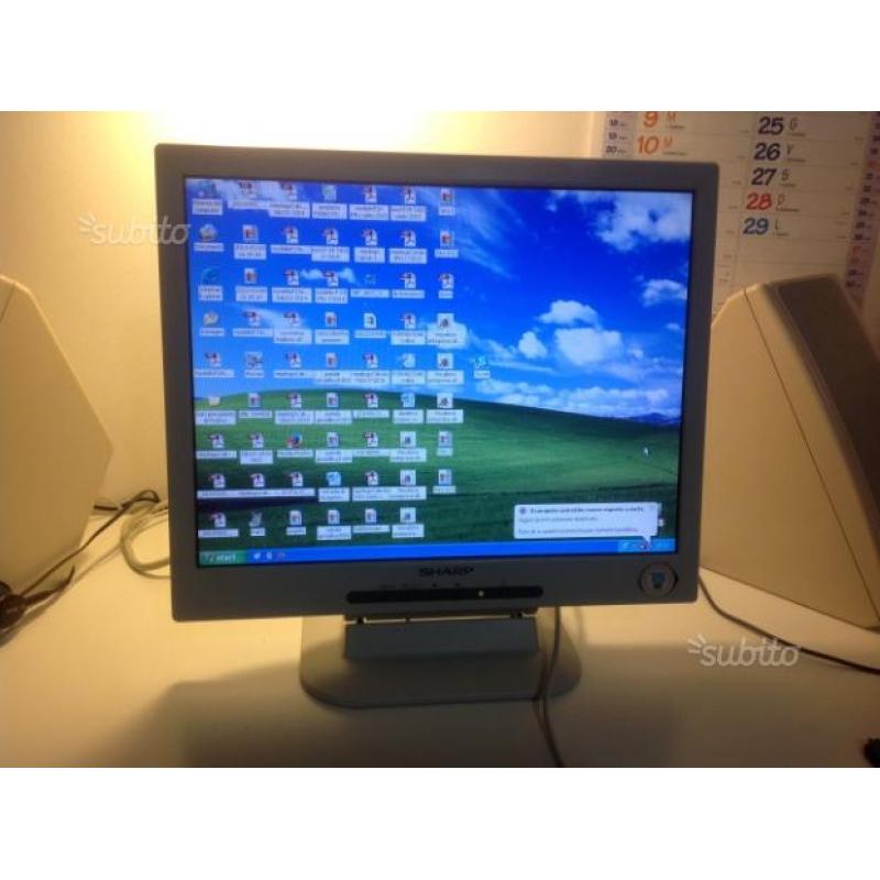 Monitor LCD x computer SHARP