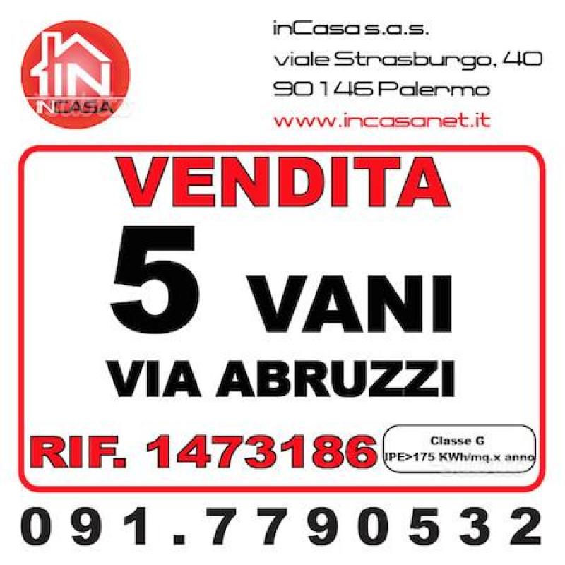 5 vani * via abruzzi * rif. 1473186