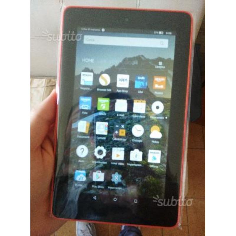 Amazon Fire Tablet 8GB 7" Wifi Nuovo Sigillato