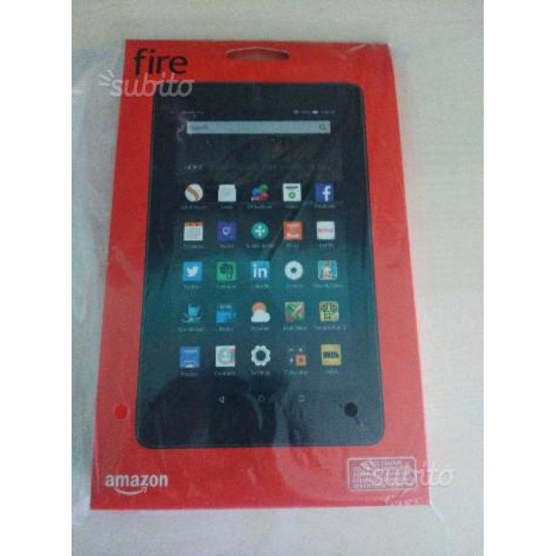 Amazon Fire Tablet 8GB 7" Wifi Nuovo Sigillato