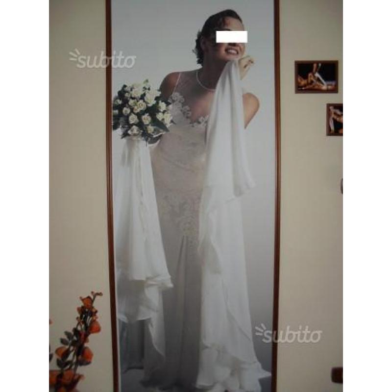 Abito da sposa "Anna Guerrini" tg 42 / 44 nuovo