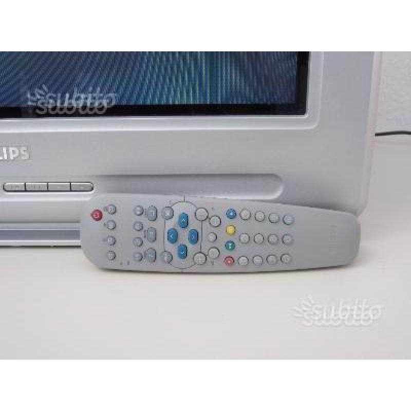 Televisore Tv Philips 21" Real Flat Schermo Piatto