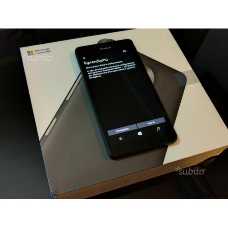 Lumia 950 Black garanzia ITA