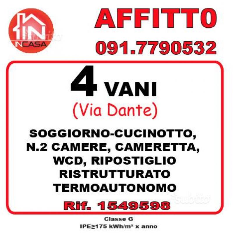 4 vani * via dante * rif. 1549598