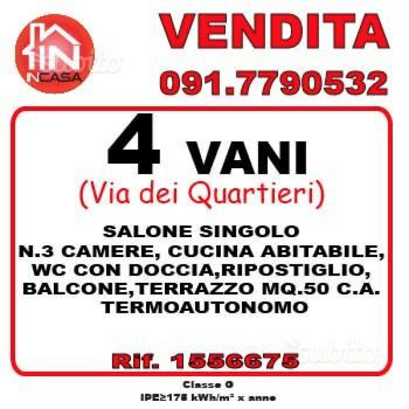 4 vani * via dei quartieri * rif. 1556675