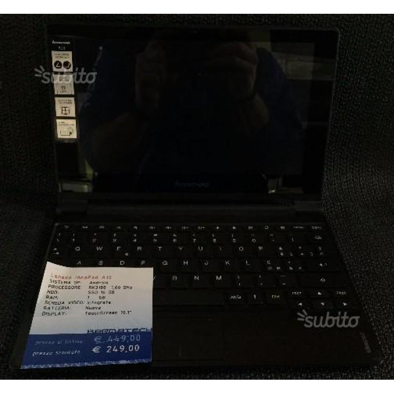 Lenovo Idea Pad A10 RK3188 1.60 GHz 1GB 16GB SSD