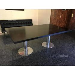 Tavolo nero formica riunione anni 50