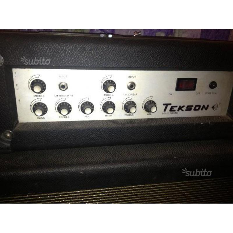 Amplificatore Tekson chitarra/basso vintage