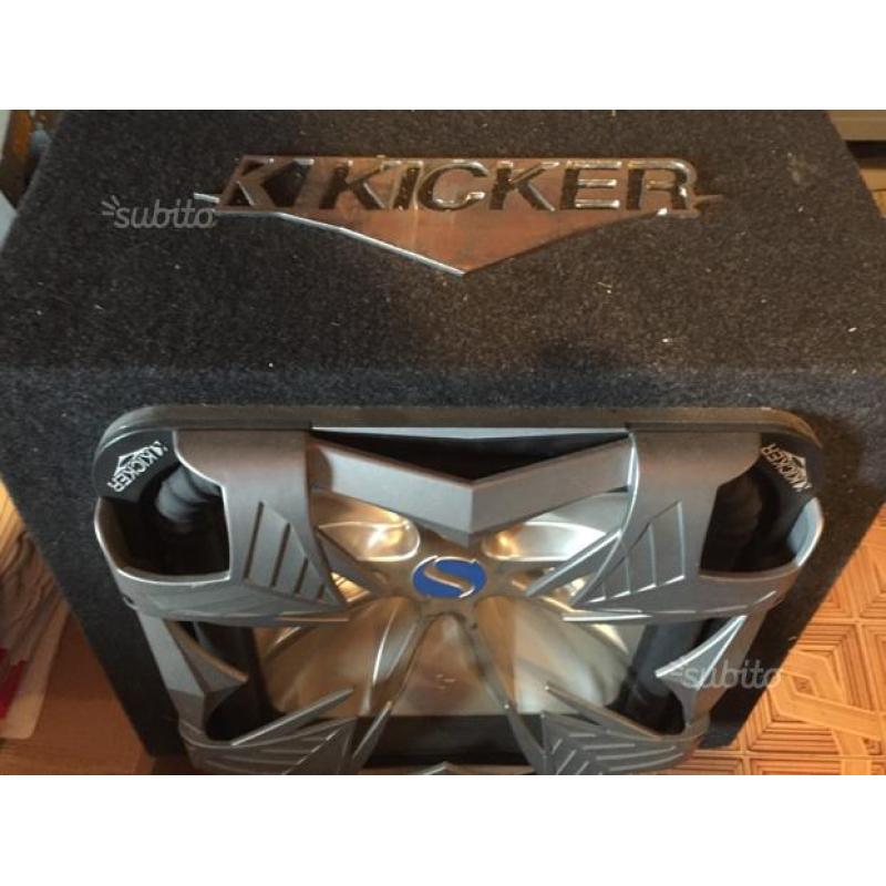 Subwoofer Kicker L7 - 38 + Griglia + Scritta Artg