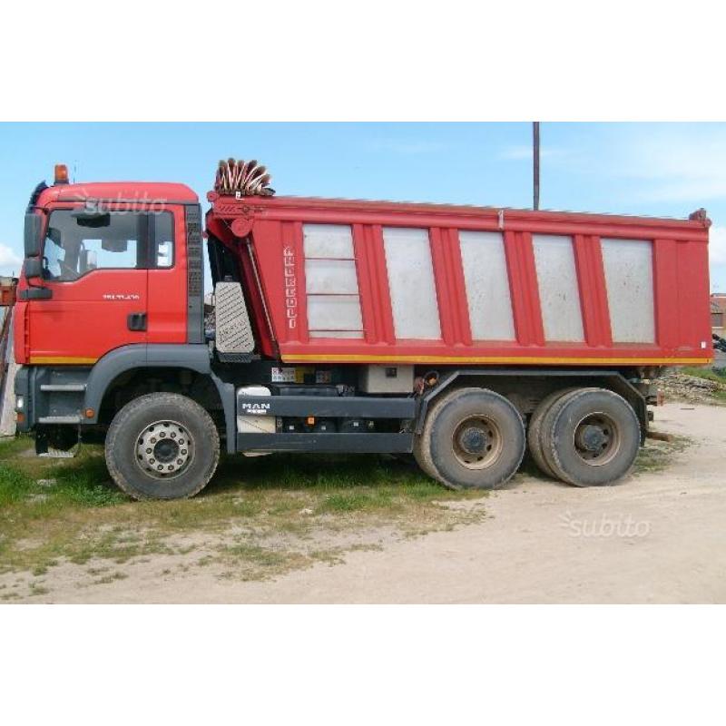 Camion 3 assi MAN 33.430   Pianale De Angelis