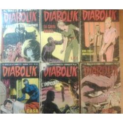 Fumetti Diabolik da anni 60-70 fino a oggi